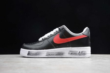 Women's | Nike Air Force 1 07 x Para-Noise Black Red AQ3692-002 Running Shoes
