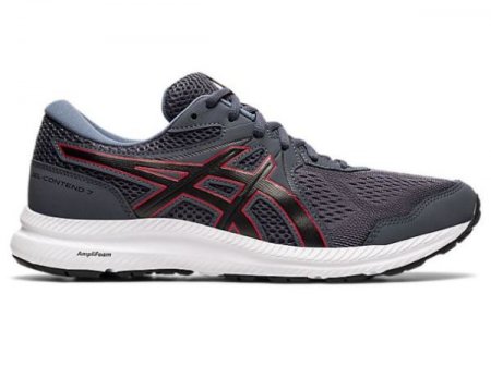 ASICS | MEN'S GEL-CONTEND 7 - Carrier Grey/Classic Red