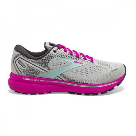 Brooks Women's Ghost 14 Oyster/Yucca/Pink