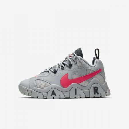 Nike Shoes Air Barrage Low | Light Smoke Grey / Photon Dust / Iron Grey / Laser Crimson