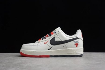 Women's | Nike Air Force 1 07 CH2806-306 Beige Black Red Running Shoes