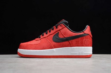 Women's | Nike Air Force 1 PRM x Clot Red Black White 358701-601 Running Shoes