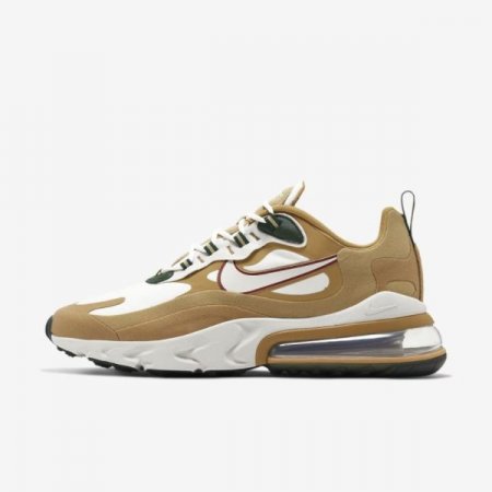 Nike Shoes Air Max 270 React | Club Gold / Flat Gold / Wheat / Light Bone