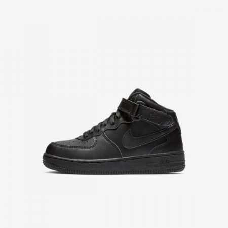Nike Shoes Force 1 Mid | Black / Black