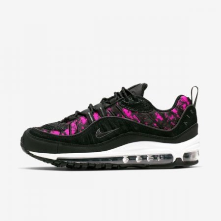 Nike Shoes Air Max 98 Premium Camo | Black / Hyper Pink / Black