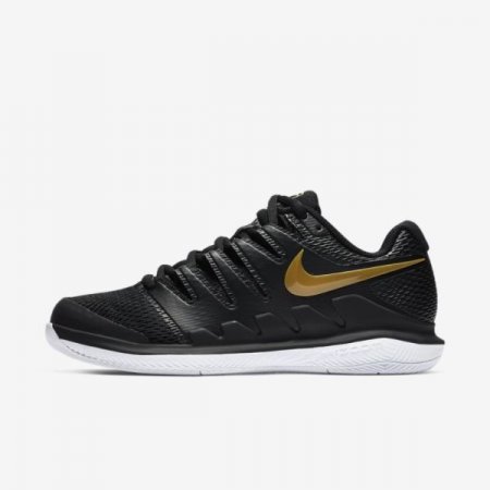 Nike Shoes Court Air Zoom Vapor X | Black / White / Metallic Gold