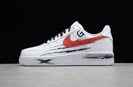 Men's | Nike Air Force 1 07 White Black Red CW2288-1119 Running Shoes