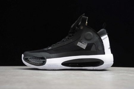 Women's | Air Jordan XXXIV PF Black White BQ3381-001 Basketball Shoes