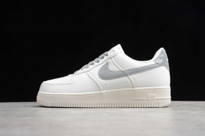 Women's | Nike Air Force 1 07 Beige Silver 315122-106 Running Shoes