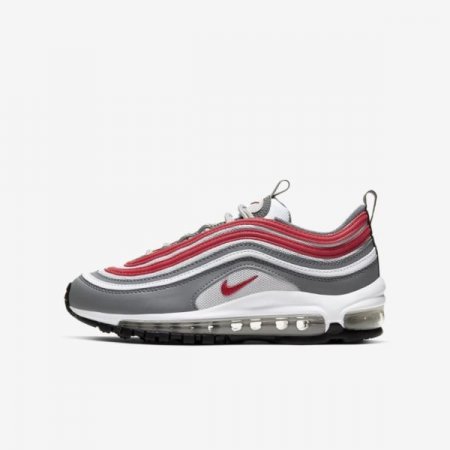 Nike Shoes Air Max 97 | Smoke Grey / White / Grey Fog / University Red