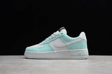 Women's | Nike Air Force 1 Low GS Island Green Pure Platinum 596728-301 Running Shoes