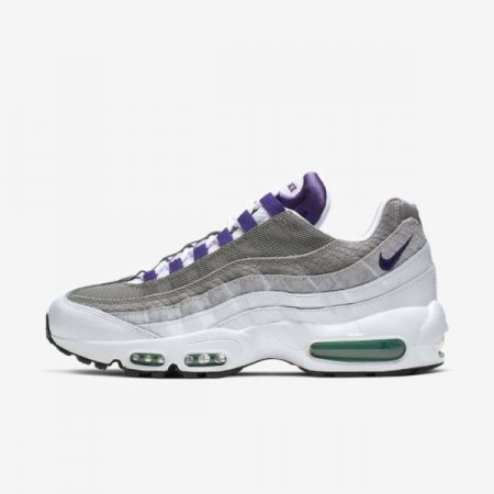 Nike Shoes Air Max 95 LV8 | White / Emerald Green / Wolf Grey / Court Purple