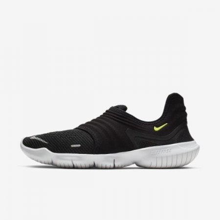 Nike Shoes Free RN Flyknit 3.0 | Black / White / Volt