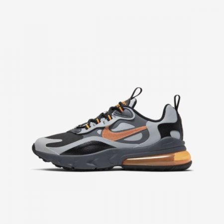 Nike Shoes Air Max 270 React Winter | Black / Wolf Grey / Dark Grey / Total Orange
