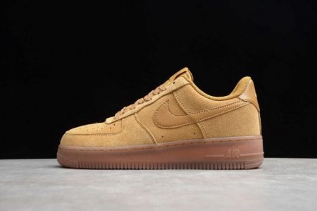Men's | Nike Air Force 1 Wheat Gum Light Brown BQ5485-700 Running Shoes