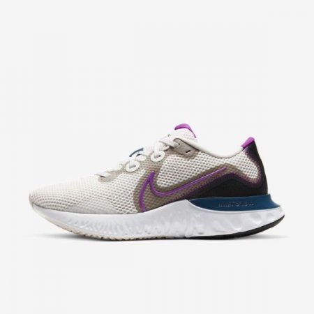 Nike Shoes Renew Run | Platinum Tint / White / Black / Vivid Purple