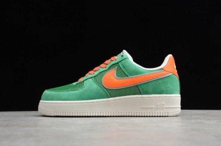 Women's | Nike Air Force 1 07 Green Orange CU9225-300 Running Shoes