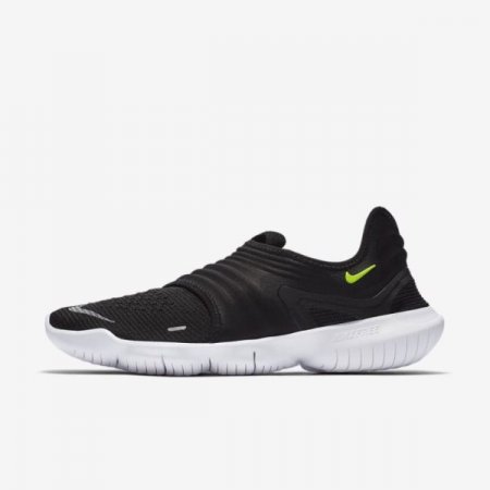 Nike Shoes Free RN Flyknit 3.0 | Black / White / Volt