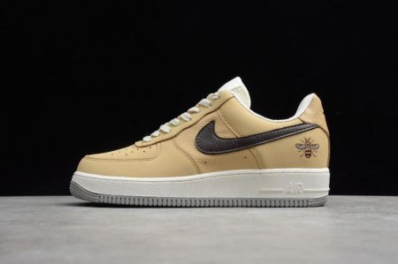 Women's | Nike Air Force 1 Low Prm Sesame Baroque Brown Sail DC1939-200 Running Shoes