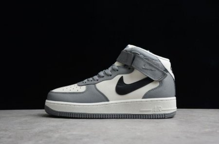 Men's | Nike Air Force 1 High 07 SU19 AQ3778-994 White Black Grey Shoes Running Shoes