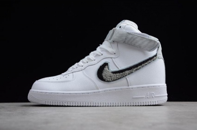 Women's | Nike Air Force 1 High 07 White Wolf Grey Pure Platinum 806403-105 Shoes Running Shoes