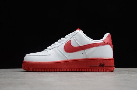 Women's | Nike Air Force 1 07 White University Red AO6820-800 Running Shoes