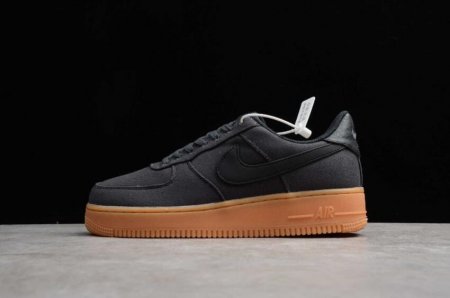 Men's | Nike Air Force 1 07 Style Black Gum Med Brown AQ0117-002 Running Shoes