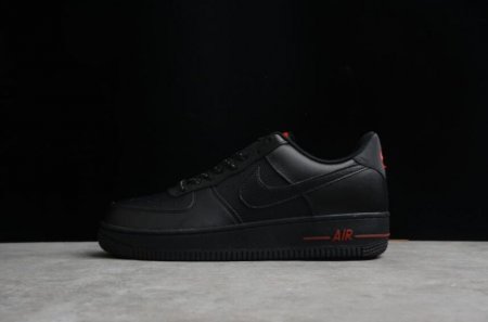 Women's | Nike Air Force 1 07 Black Red DO6359-001 Running Shoes