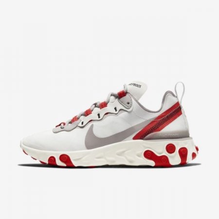 Nike Shoes React Element 55 | Platinum Tint / Track Red / Black / Silver Lilac