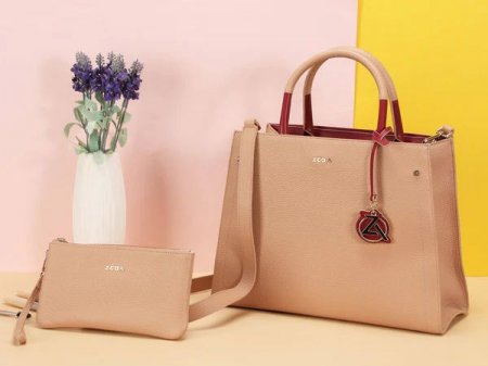 New Sale | Zeba Luxe Leather Bag-Rose Luxe