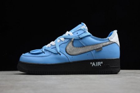 Women's | Nike Air Force 1 07 Virgil University Blue Black CK0866-401 Running Shoes