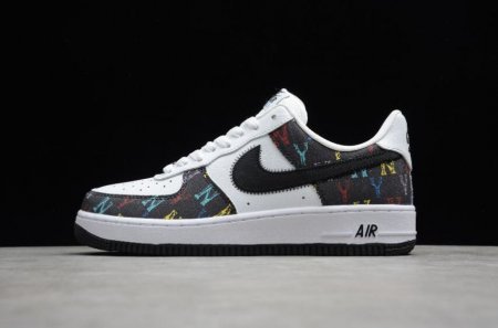 Men's | Nike Air Force 1 07 Black White Tick Five Colours 315122-444 Running Shoes