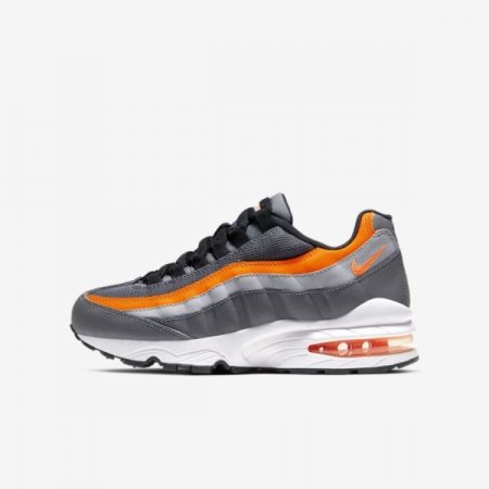 Nike Shoes Air Max 95 | Dark Grey / Black / Wolf Grey / Total Orange
