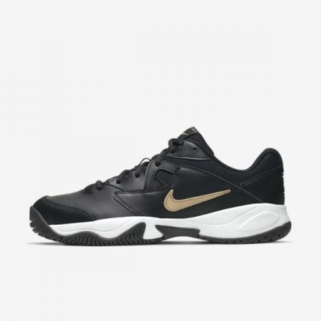 Nike Shoes Court Lite 2 | Black / White / Metallic Gold