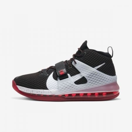 Nike Shoes Air Force Max II | Black / University Red / Wolf Grey / White