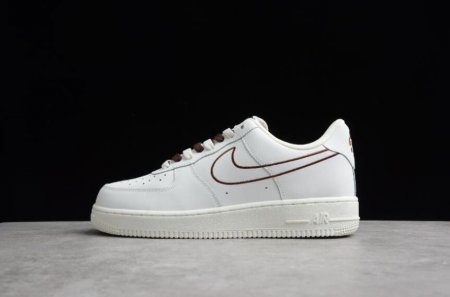 Women's | Nike Air Force 1 07 Off White Coffee CL6326-138 Running Shoes
