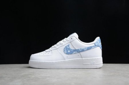 Men's | Nike Air Force 1 Low DH4406-100 White Light Blue Shoes Running Shoes