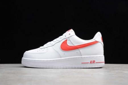 Men's | Nike Air Force 1 07 White Gym Red AO2423-102 Running Shoes