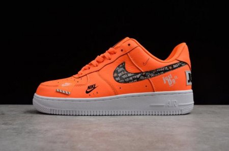 Women's | Nike Air Force 1 Low Just do it Orange White 905345-800 Running Shoes