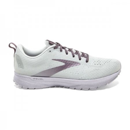 Brooks Women's Revel 4 Oyster/Lilac/Moonscape