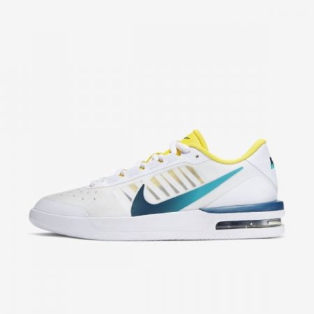 Nike Shoes Court Air Max Vapor Wing MS | White / Oracle Aqua / Opti Yellow / Valerian Blue
