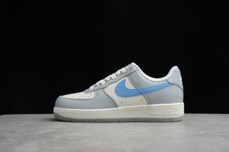 Men's | Nike Air Force 1 Low DH2296-668 Beige Grey Blue Shoes Running Shoes