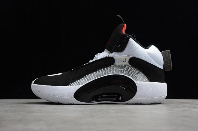 Men's | Air Jordan XXXV PF DNA Black Chile Red White CQ4228-001 Basketball Shoes
