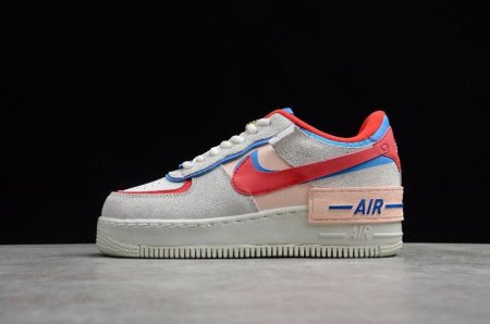 Men's | Nike Air Force 1 Shadow Sail University Red Photo Blue CU8591-100 Running Shoes