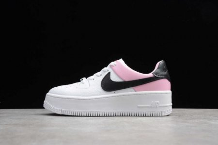 Men's | Nike Air Force 1 Sage Low White Black Pink AR5339-102 Running Shoes