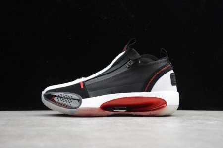 Women's | Air Jordan XXXIV SE PF Black Red Orbit White CU1548-001 Basketball Shoes