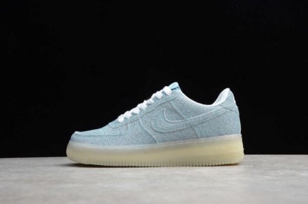 Men's | Nike Air Force 1 GS Blue Silver 718152-009 Running Shoes