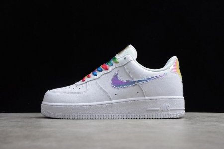 Men's | Nike Air Force 1 07 Iridescent Pixel White Multicolor CV1699-100 Running Shoes