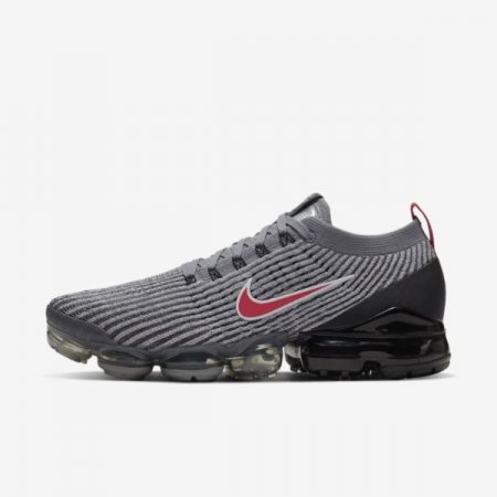 Nike Shoes Air VaporMax Flyknit 3 | Particle Grey / Black / Iron Grey / University Red
