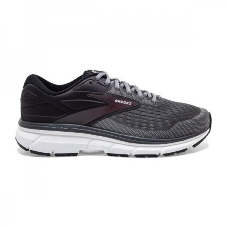 Brooks Men's Dyad 11 Blackened Pearl/Alloy/Red